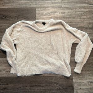 Express large fuzzy sweater